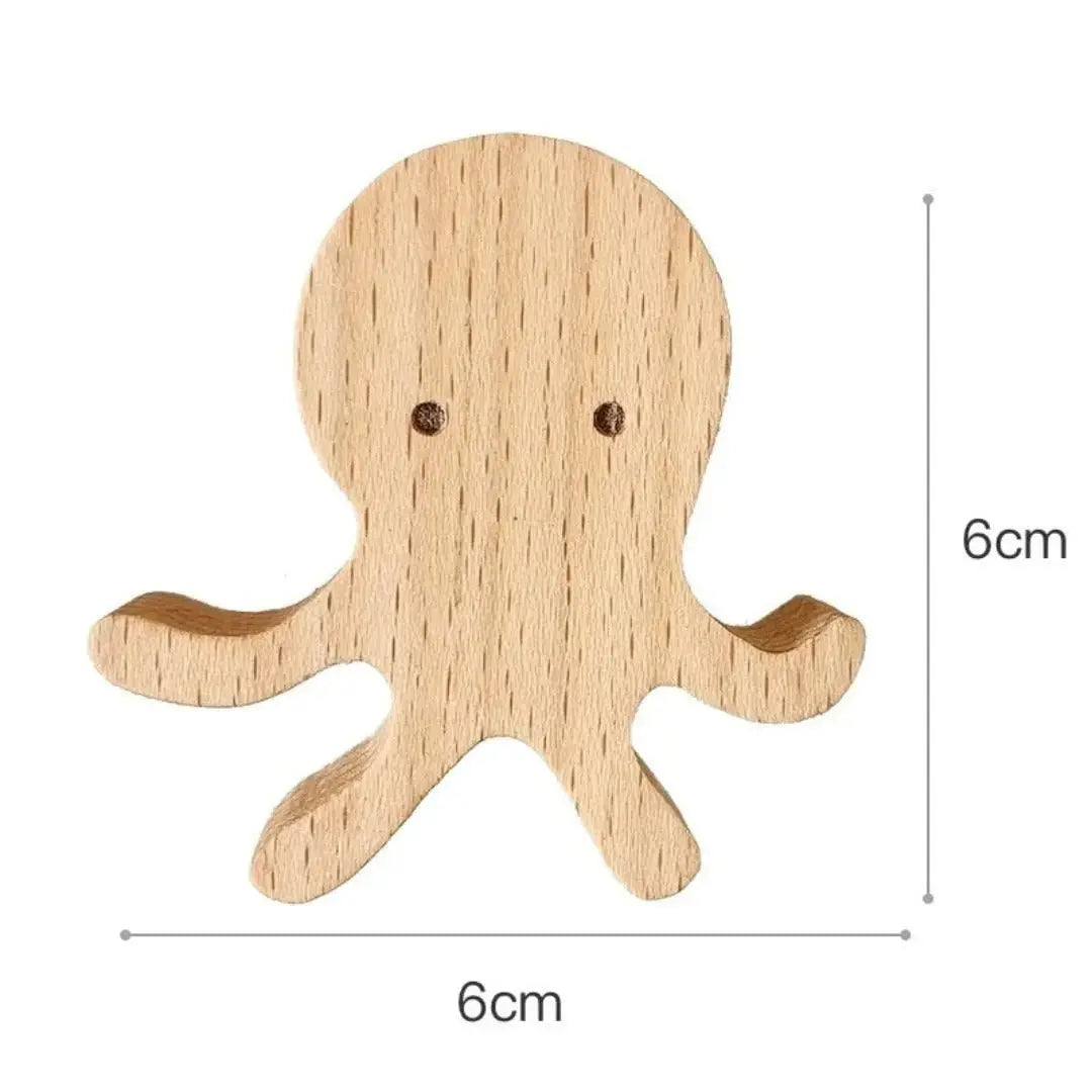 Decoration | Wooden animal head hook