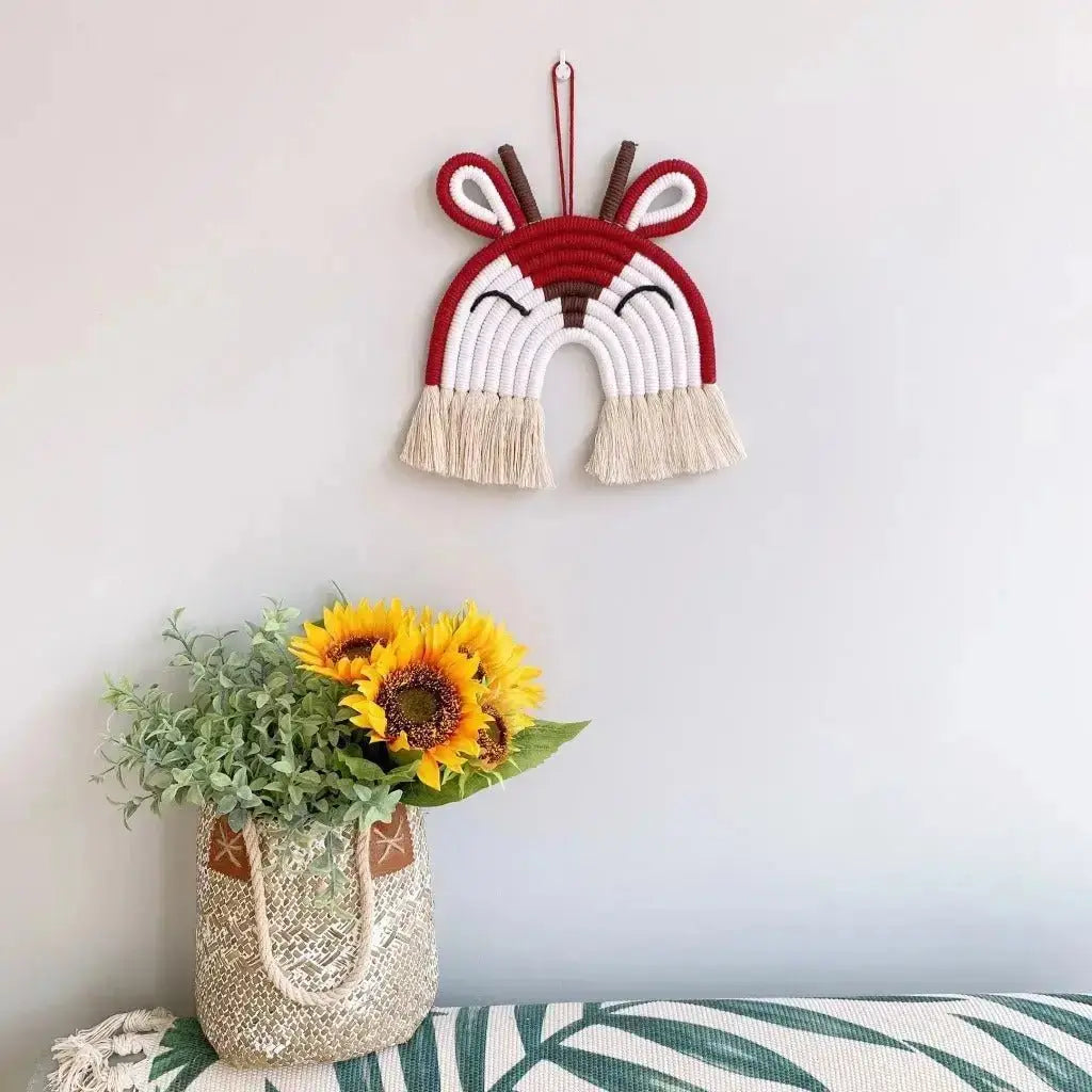 Macrame Wall Hanging - Deer Head