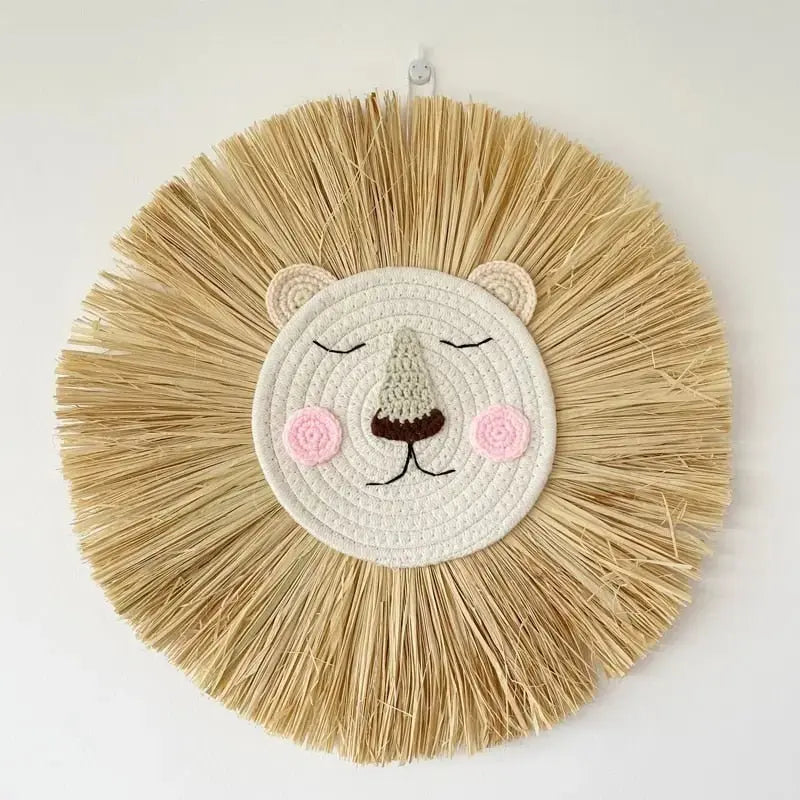 Décoration | Tête de lion ou d'ours à suspendre pour chambre enfant