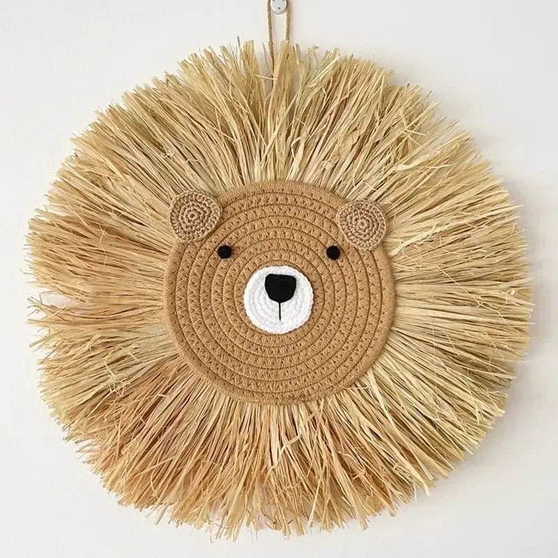 Décoration | Tête de lion ou d'ours à suspendre pour chambre enfant