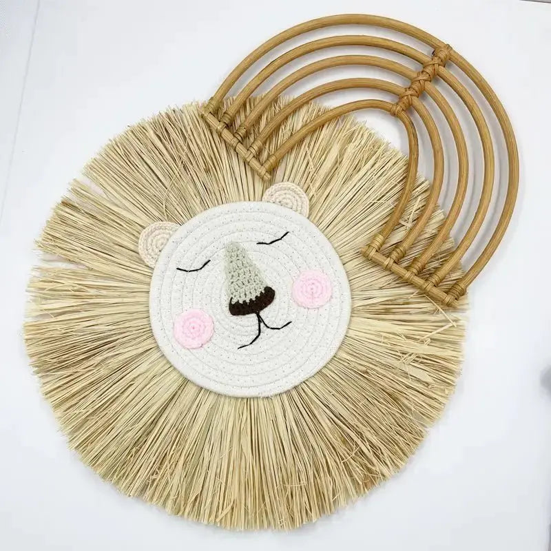 Décoration | Tête de lion ou d'ours à suspendre pour chambre enfant