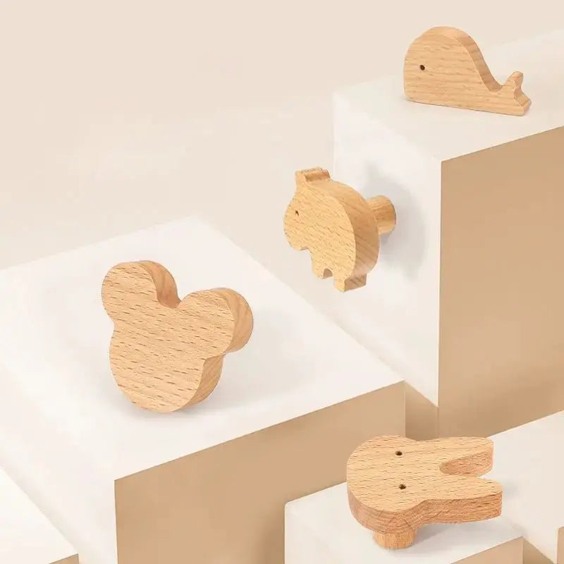 Decoration | Wooden animal head hook