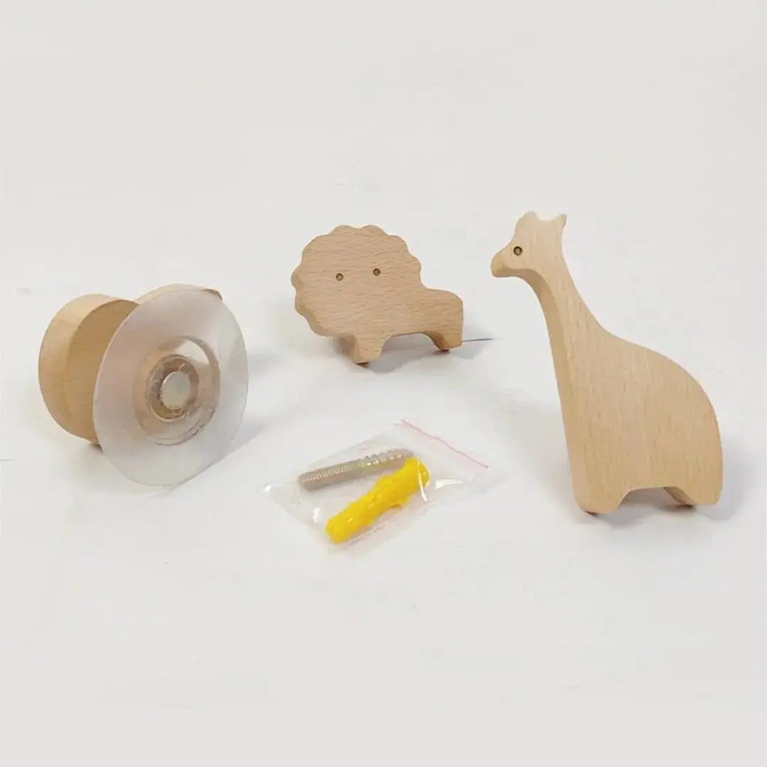Decoration | Wooden animal head hook