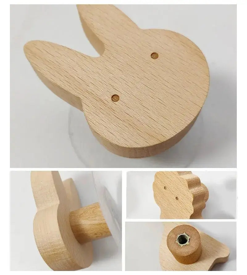 Decoration | Wooden animal head hook