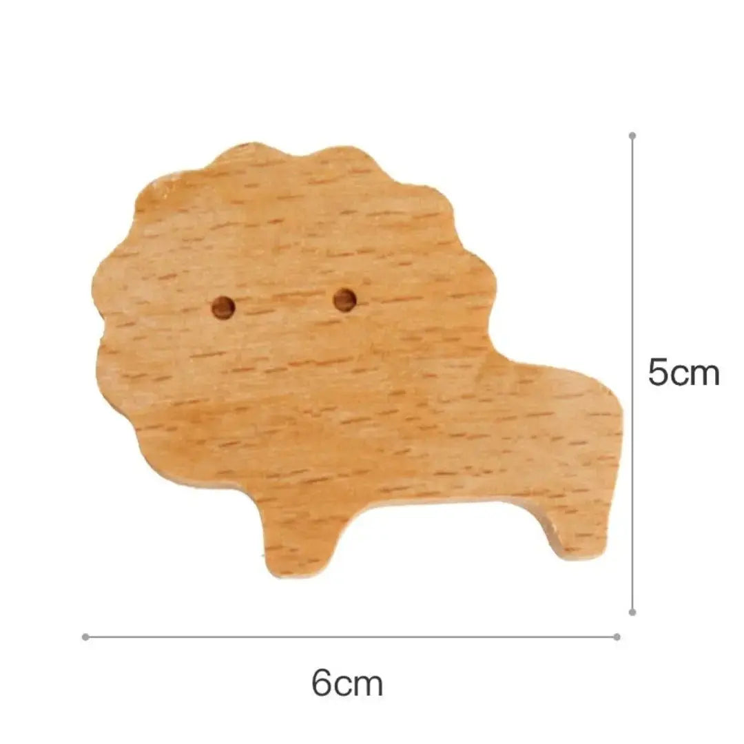 Decoration | Wooden animal head hook