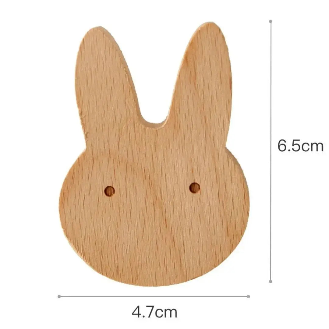 Decoration | Wooden animal head hook