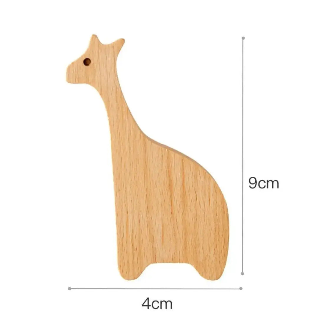 Decoration | Wooden animal head hook