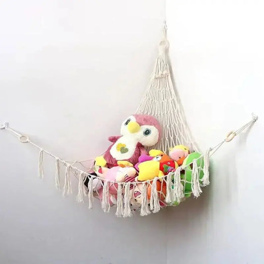 Macrame Plush Storage Net