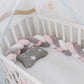 Tresse de Lit Rose Blanc Gris LovelyCocoon